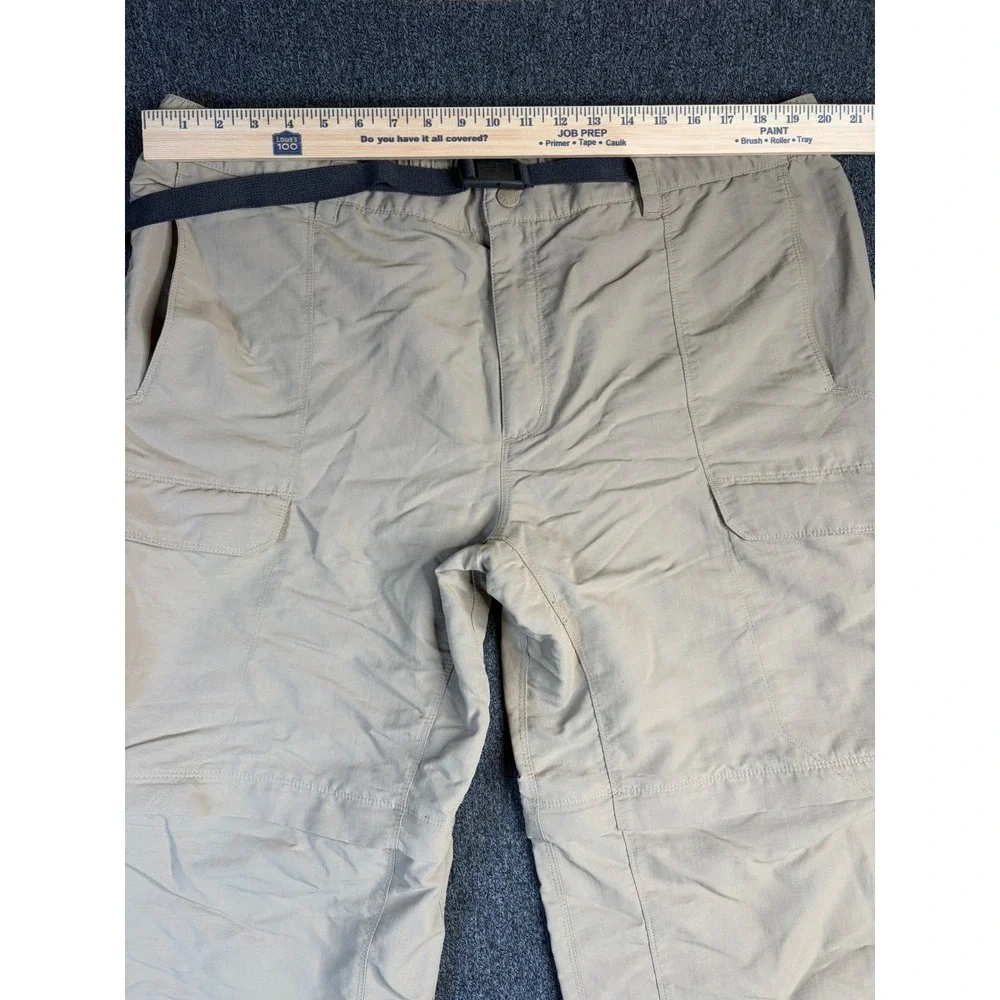 The North Face Mens XXL Paramount‎ Peak II Convertible Cargo Hiking Pants Khaki